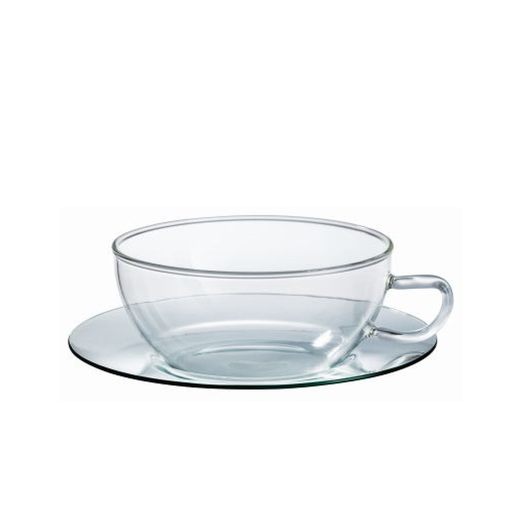 Tee-Tasse, Glas, 300 ml mit Untertasse 