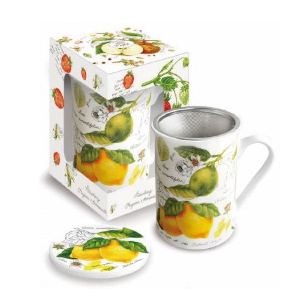Tee-Deckelbecher 300 ml mit Edelstahlsieb 