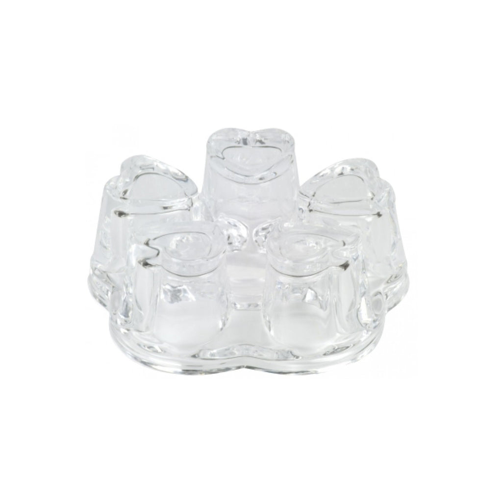 Tee-Stövchen Durchm. 11 x 5 cm, Glas 